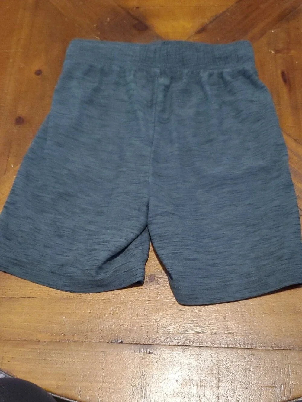 Old Navy Boys Heathered Dark Teal Pull-On Shorts